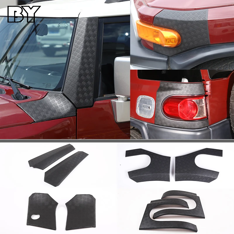 For Toyota FJ Cruiser 2007-2021 ABS Black Car Exterior Panel Hood Side Decor Rear Side Fender Cover Stickers Auto Accessories
For Toyota FJ Cruiser 2007-2021 ABS Black Car Exterior Panel Hood Side Decor Rear Side Fender Cover Stickers Auto Accessories