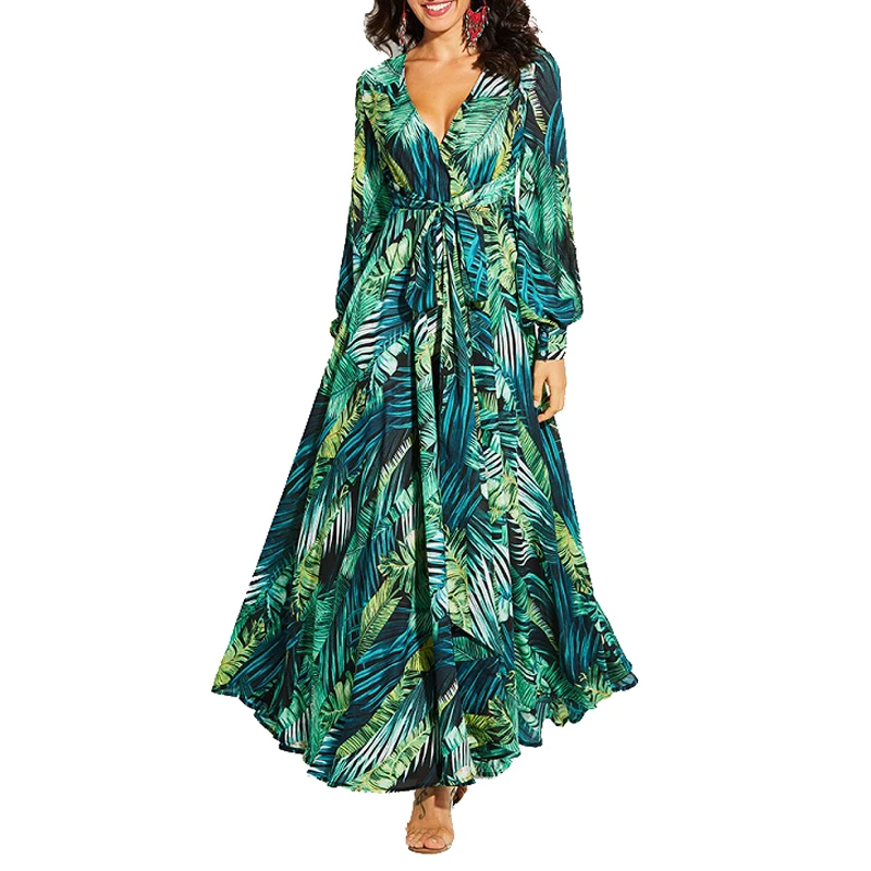 Floral Print Boho Maxi Dress Sexy Lady Bohemian Summer Long Dress Women Beach Dresses Female Robes party dresses Large size 5XL
Floral Print Boho Maxi Dress Sexy Lady Bohemian Summer Long Dress Women Beach Dresses Female Robes party dresses Large size 5XL