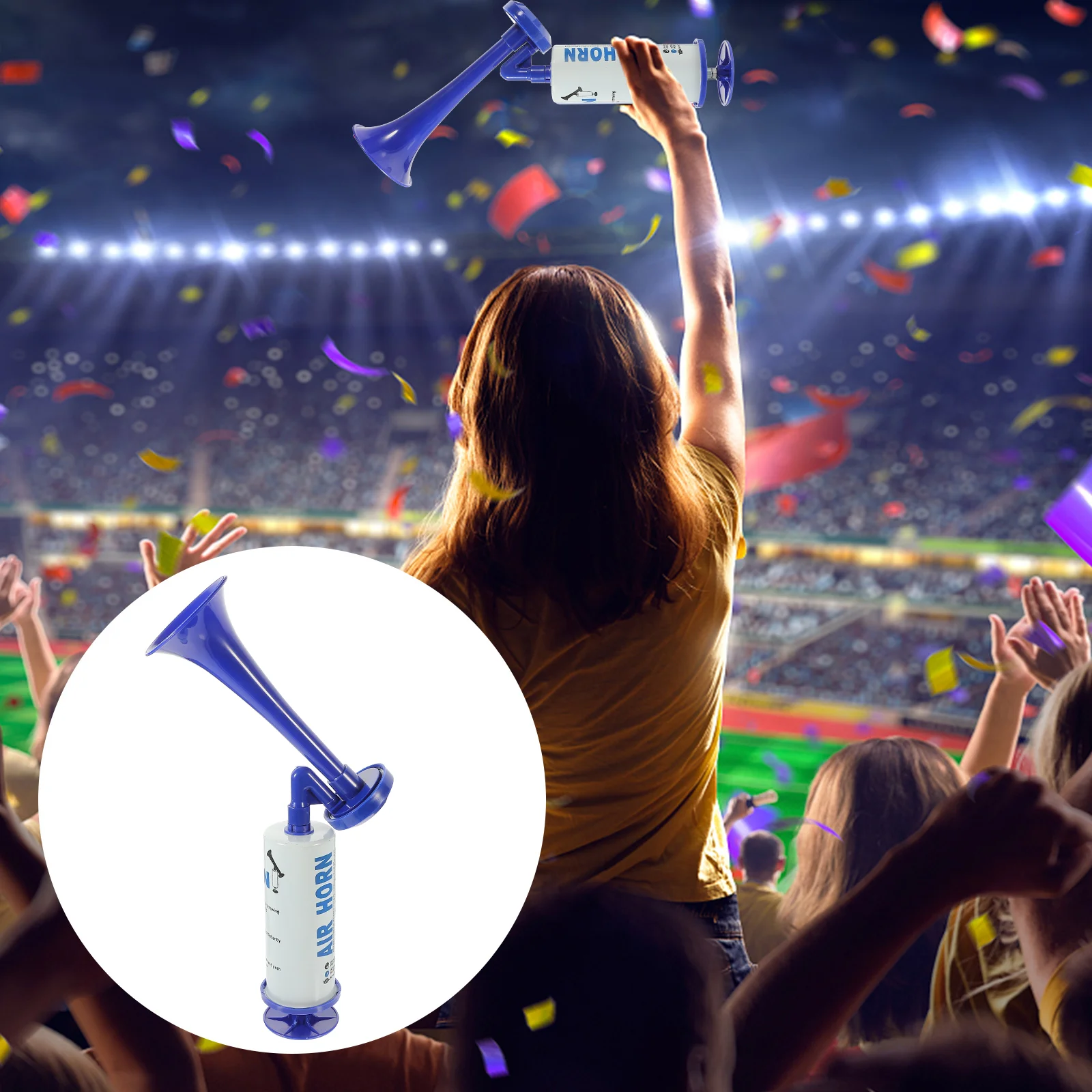 Cheer Air Horn Party Horns Hand Pump Noisemakers Fans Cheering Props Sports Boating Trumpet Soccer Match
Cheer Air Horn Party Horns Hand Pump Noisemakers Fans Cheering Props Sports Boating Trumpet Soccer Match