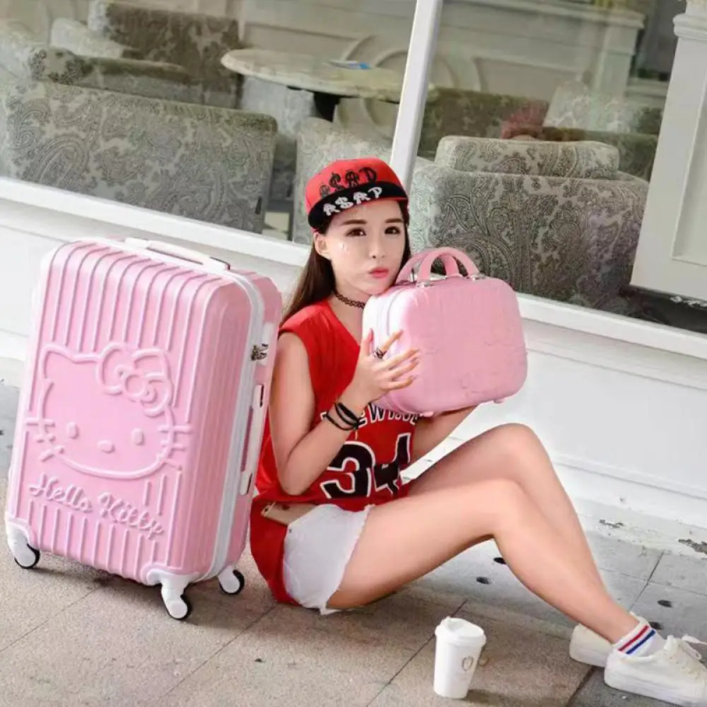 20 Inch 24 Inch Trolley Case Hello Kitty Sanrios Anime Kawaii Suitcase Mother Box Mute Universal Wheel with Lock Student Travel
20 Inch 24 Inch Trolley Case Hello Kitty Sanrios Anime Kawaii Suitcase Mother Box Mute Universal Wheel with Lock Student Travel