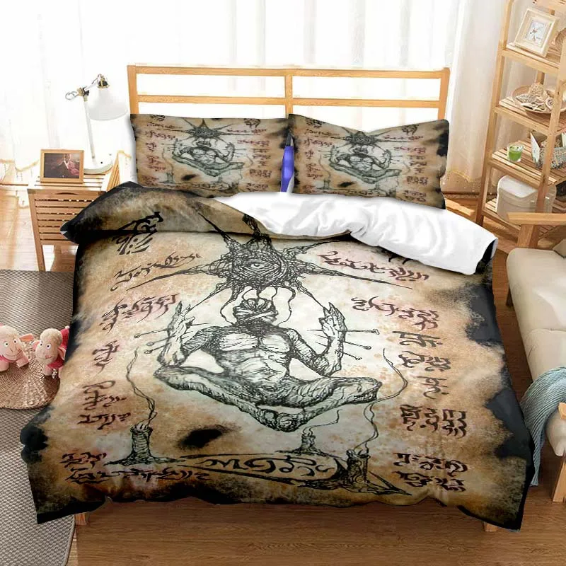 Demon Satan Skull Twin Bedding Set 3 Piece Comforter Set Bed Duvet Cover Double King Comforter Cover Home Textile
Demon Satan Skull Twin Bedding Set 3 Piece Comforter Set Bed Duvet Cover Double King Comforter Cover Home Textile