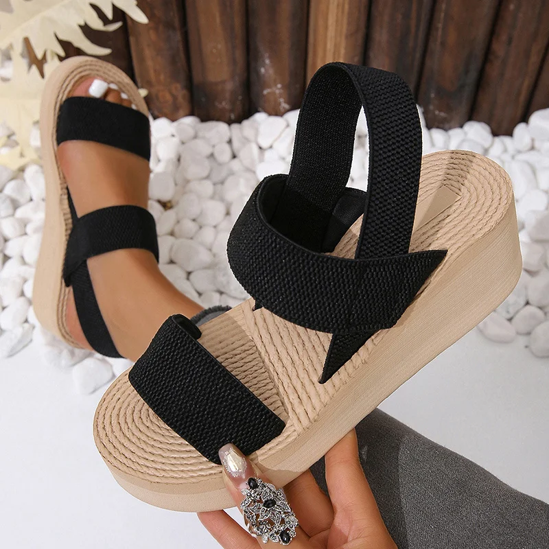 New Minimalist Slingback Wedge Sandals Outdoor Summer Lightweight Slides Solid Color Thick Bottom Ladies Shoes Female Sandals
New Minimalist Slingback Wedge Sandals Outdoor Summer Lightweight Slides Solid Color Thick Bottom Ladies Shoes Female Sandals