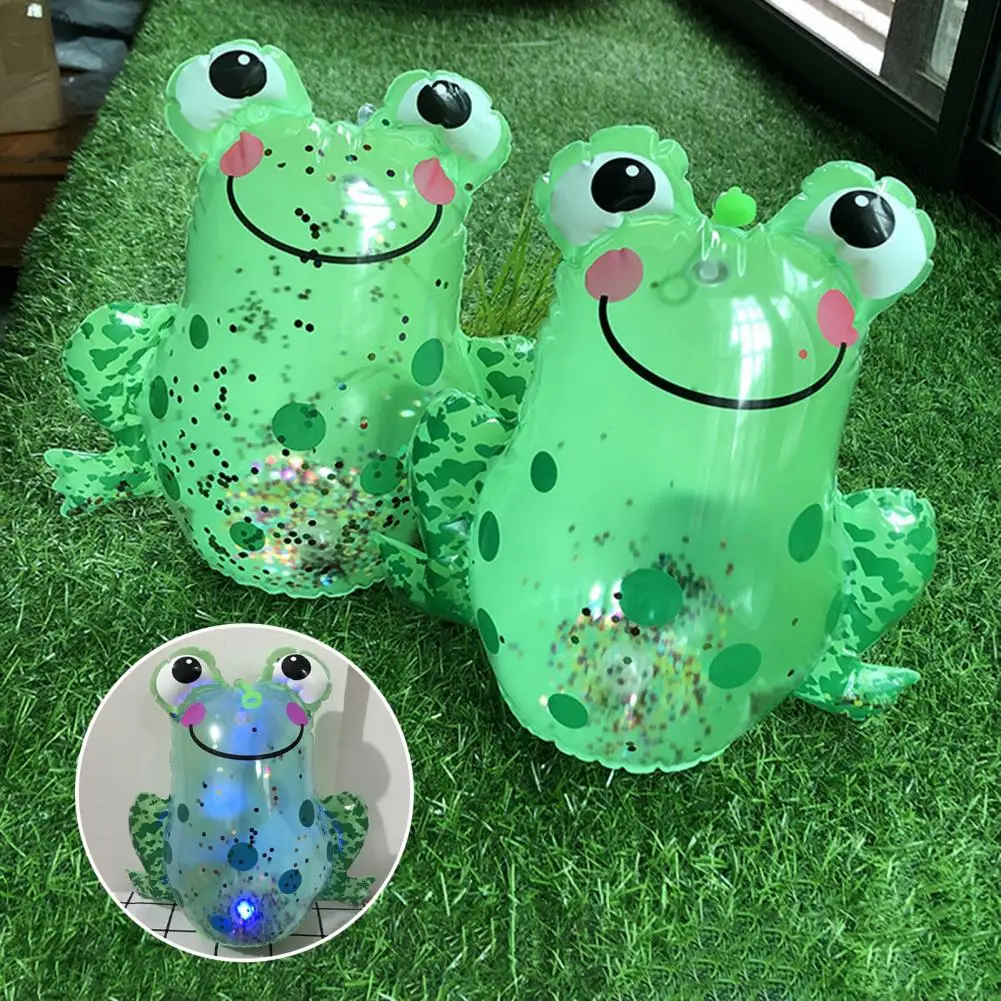 Cute Bouncing Frog Shine Creative Glitter Sequins Flash Frog Ballon PVC Frog Inflatable Toy Beach Toy
Cute Bouncing Frog Shine Creative Glitter Sequins Flash Frog Ballon PVC Frog Inflatable Toy Beach Toy