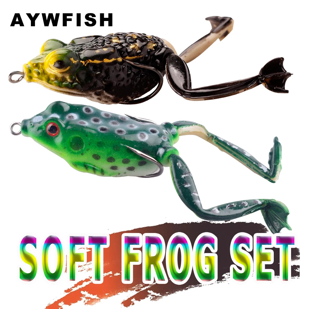 AYWFISH мягкие лягушки 5 шт./лот; Силиконовая кожа; Кривошипная жаба; Топвотер; Приманка; Двойная Скрытая крючок; Рыболовные приманки; Мягкая лягушка с реалистичными ножками
AYWFISH мягкие лягушки 5 шт./лот; Силиконовая кожа; Кривошипная жаба; Топвотер; Приманка; Двойная Скрытая крючок; Рыболовные приманки; Мягкая лягушка с реалистичными ножками