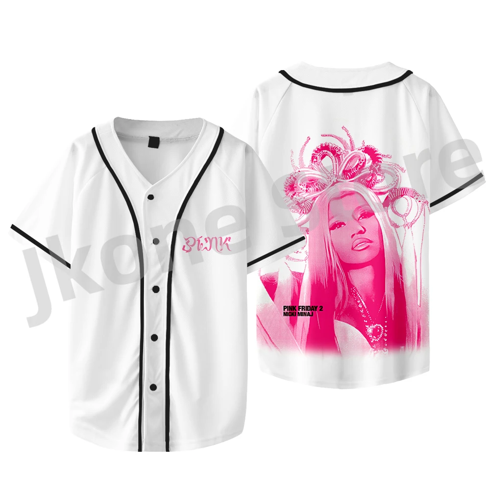 Nicki Minaj Pink Friday Merch Baseball Jacket Women Men Fashion Casual Short Sleeve Tee Top
Nicki Minaj Pink Friday Merch Baseball Jacket Women Men Fashion Casual Short Sleeve Tee Top