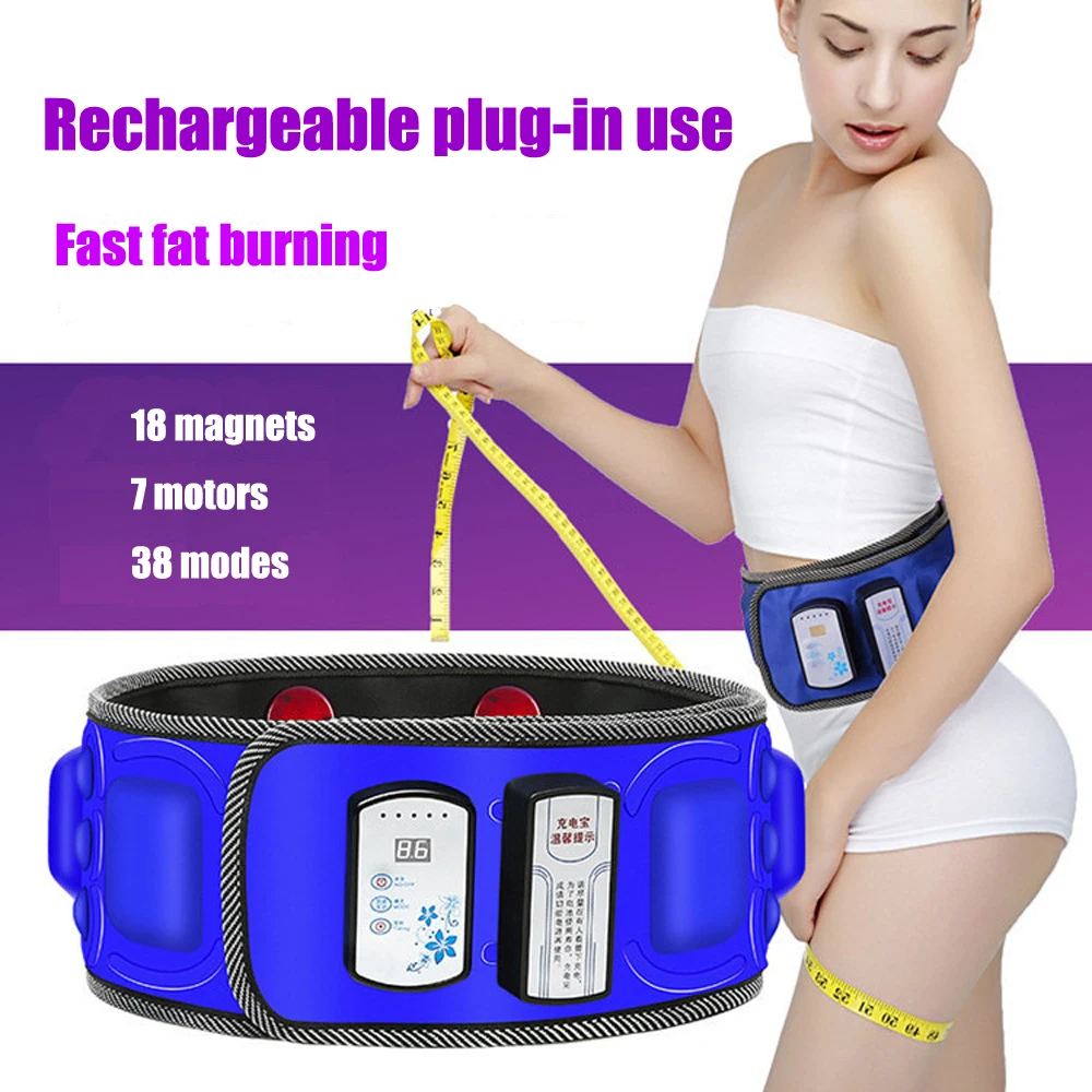 

Wireless Electric Massage Slimming Belt Lose Weight Fitness Fat Burning Vibration Abdominal Belly Muscle Trainer Stimulator