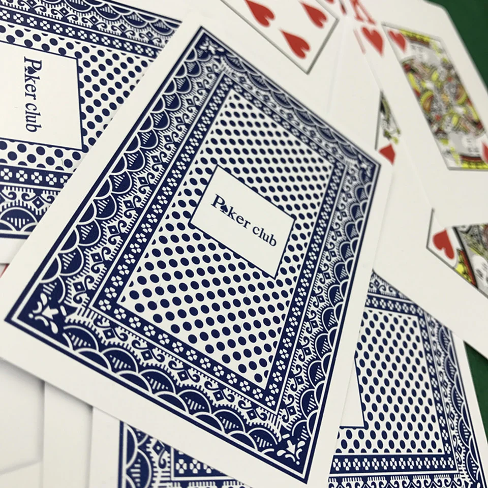 Easytoday 2Pcsset Plastic Poker Card Baccarat Smooth Waterproof Texas Hold'em Poker Club PVC Game Pokers 2.483.46 Inch (6)