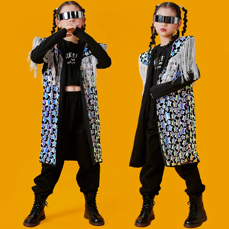 Блестящая куртка со звездами и зеркальными блестками, костюм для джазовых танцев, танцевальная одежда в стиле хип-хоп для девочек, детская модная сценическая одежда для подиума, шоу, шоу DL10092
Блестящая куртка со звездами и зеркальными блестками, костюм для джазовых танцев, танцевальная одежда в стиле хип-хоп для девочек, детская модная сценическая одежда для подиума, шоу, шоу DL10092