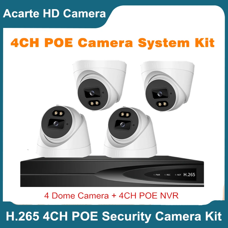 Acarte Security Camera CCTV System 4CH/8CH POE NVR And 5mp Indoor IR night vision Poe IP Camera Package
Acarte Security Camera CCTV System 4CH/8CH POE NVR And 5mp Indoor IR night vision Poe IP Camera Package