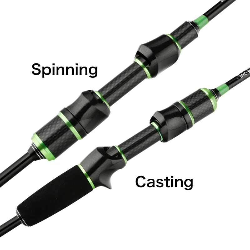 

Carbon Fiber Casting/Spinning Fishing Pole Solid Tip Bait WT 2-8g River Rod