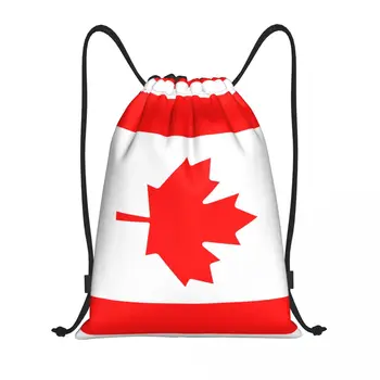 캐나다 국기 클래식 드로스트링 백, 체육관 가방, 배낭 여행 배낭, Geeky