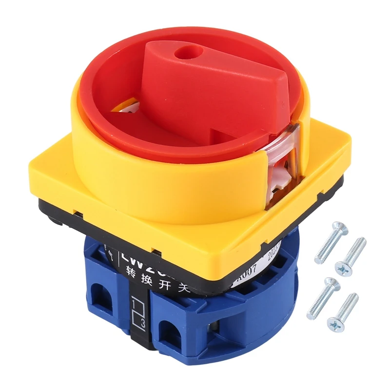 25A Isolator Switch Changeover Switch Accessory Part Component 2 Positions Universal Cam Selector Latching Switches 550V 25A
25A Isolator Switch Changeover Switch Accessory Part Component 2 Positions Universal Cam Selector Latching Switches 550V 25A