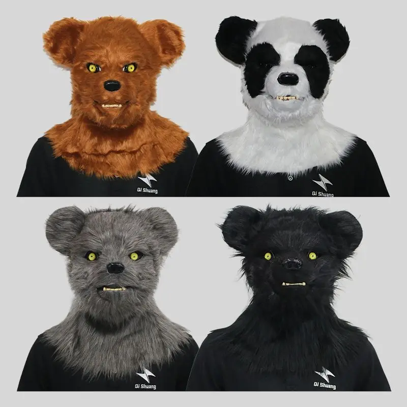Cute Giant Panda with Open Mouth, Hood Mask, Opening Mouth, Funny Animal Headwear, Makeup, Dance Party Props
Cute Giant Panda with Open Mouth, Hood Mask, Opening Mouth, Funny Animal Headwear, Makeup, Dance Party Props