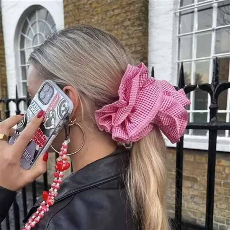 Small Design Hair Scrunchies For Woman Summer Cute Four Layer Plaid Headwear Pure Cotton Edge Extra Large Intestinal Hair Loop
Small Design Hair Scrunchies For Woman Summer Cute Four Layer Plaid Headwear Pure Cotton Edge Extra Large Intestinal Hair Loop