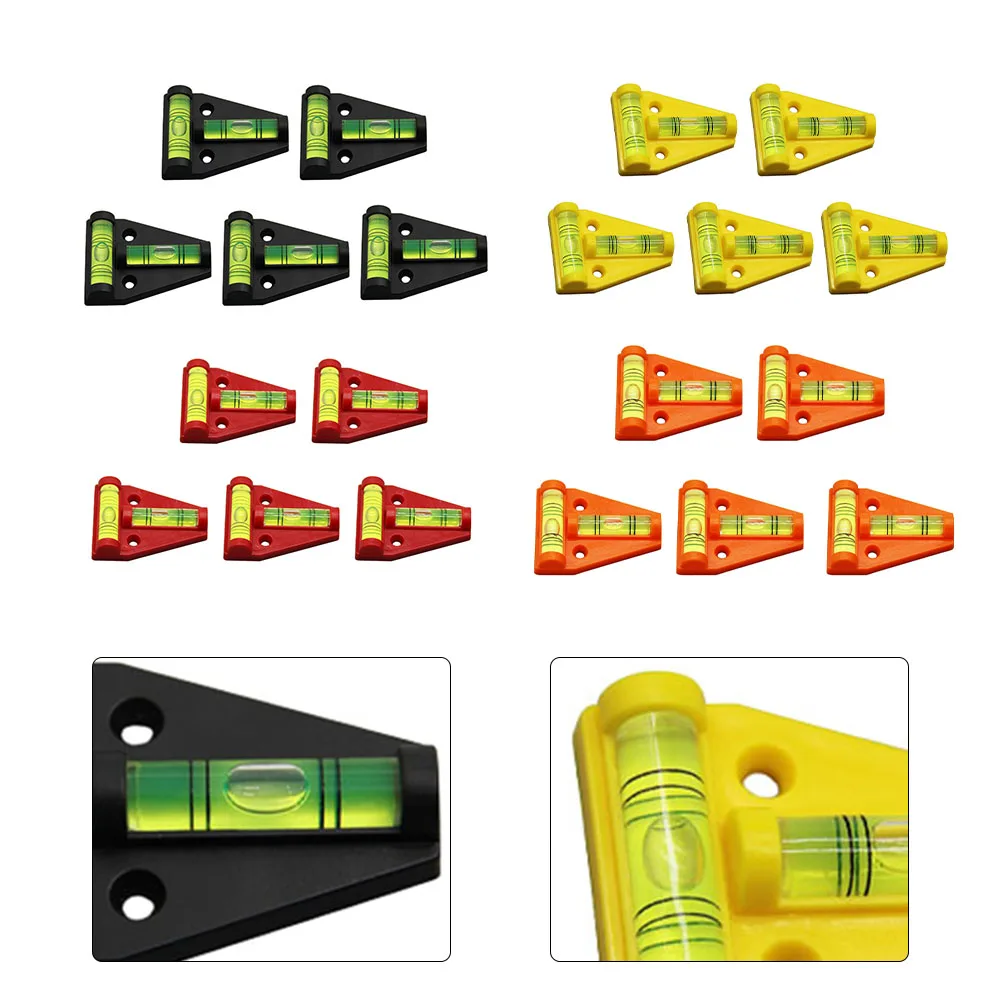 5Pcs Two Way T-Shape Mini Leveller BubbleLevel Horizontal Bubble Triangle Level PrecisionBubble Measuring Kit
5Pcs Two Way T-Shape Mini Leveller BubbleLevel Horizontal Bubble Triangle Level PrecisionBubble Measuring Kit