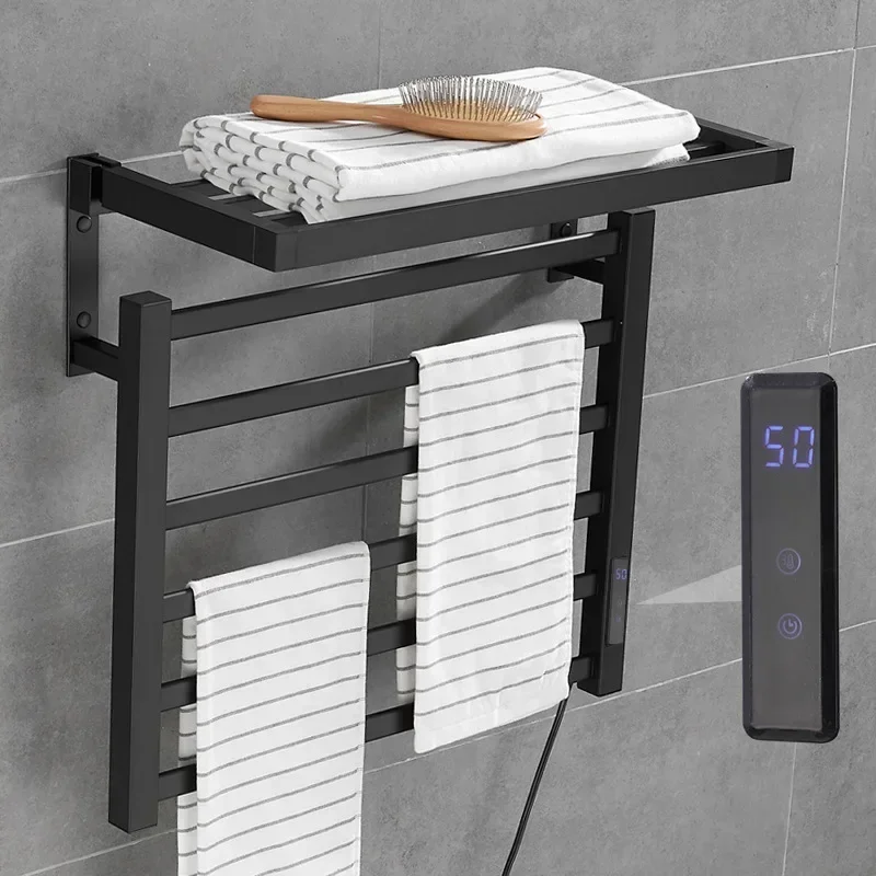 1/2 Layer Electric Heated Towel Rack Home Constant Temperature Clothes Towel Dryer Electric Towel Warmer Bathroom Accessories
1/2 Layer Electric Heated Towel Rack Home Constant Temperature Clothes Towel Dryer Electric Towel Warmer Bathroom Accessories