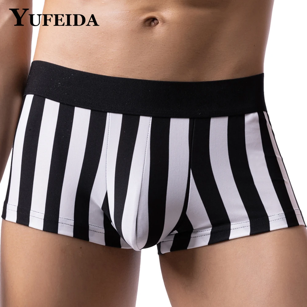 YUFEIDA 1/3/5pcs Male Panties Underwear Boxers Black Stripe Breathbale Shorts Men Fashion Boxershorts Striped Underpants Boxers
YUFEIDA 1/3/5pcs Male Panties Underwear Boxers Black Stripe Breathbale Shorts Men Fashion Boxershorts Striped Underpants Boxers