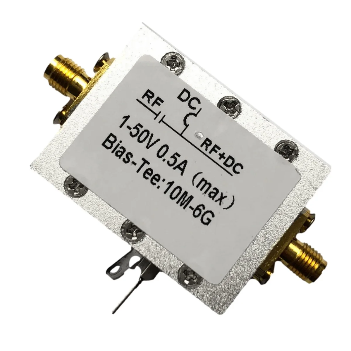 New RF Blocker Bias Coaxial Feed Bias Tee 10MHz-6GHz Broadband Radio Frequency Microwave Coaxial Bias Antenna Analyzer
New RF Blocker Bias Coaxial Feed Bias Tee 10MHz-6GHz Broadband Radio Frequency Microwave Coaxial Bias Antenna Analyzer