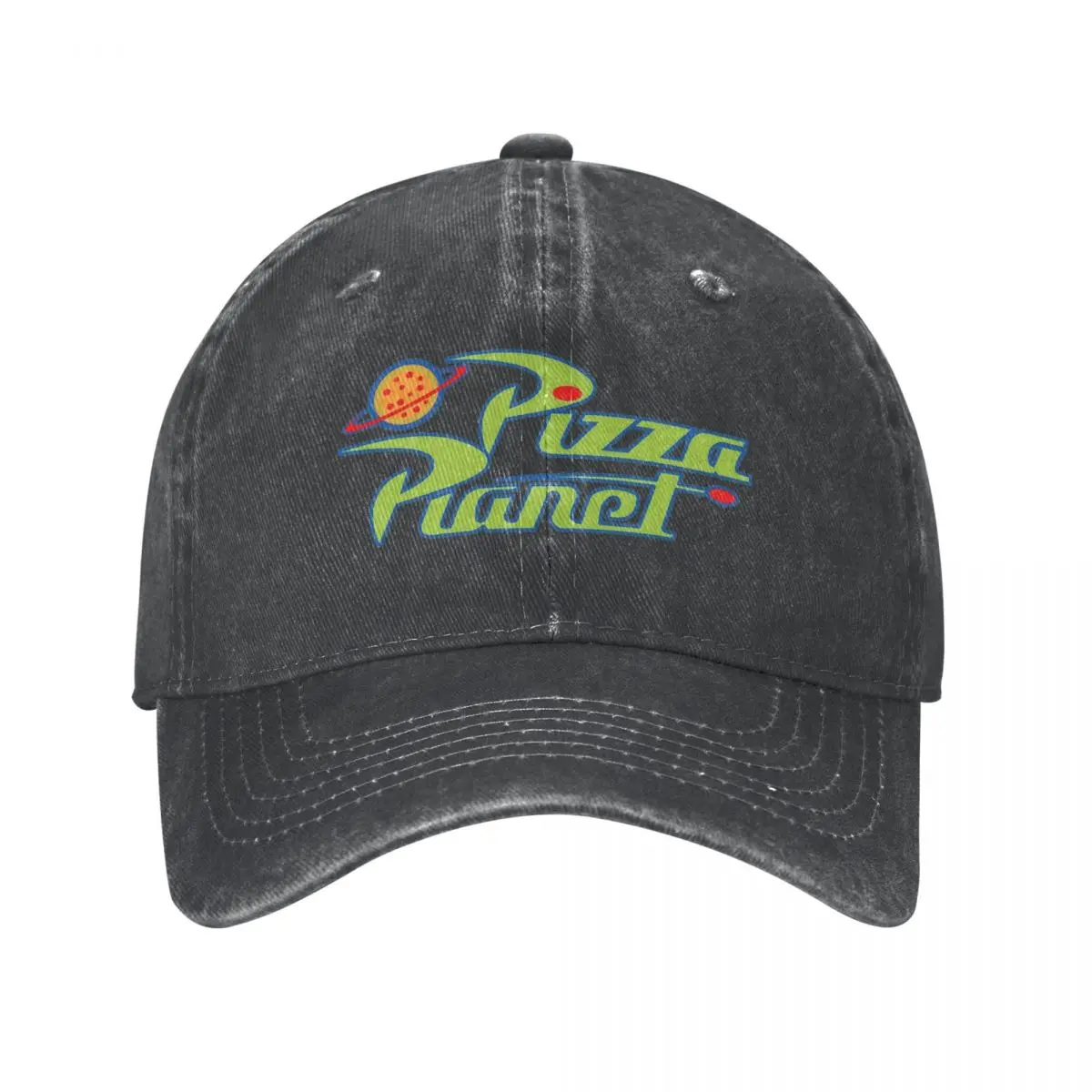 

Pizza Planet Logo Baseball Caps Stuff Vintage Distressed Denim Washed Snapback Cap Men Women Outdoor Workouts Gift