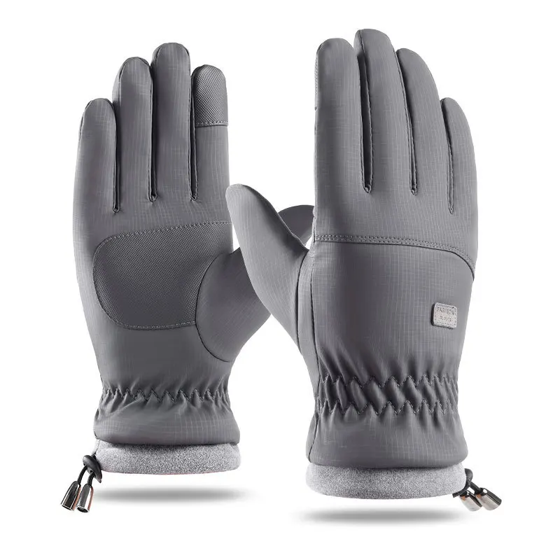 

Winter Ski Gloves Cold-Proof Windproof Waterproof Keep Warm Gloves Touchscreen Anti Slip Soft Fluff Gloves