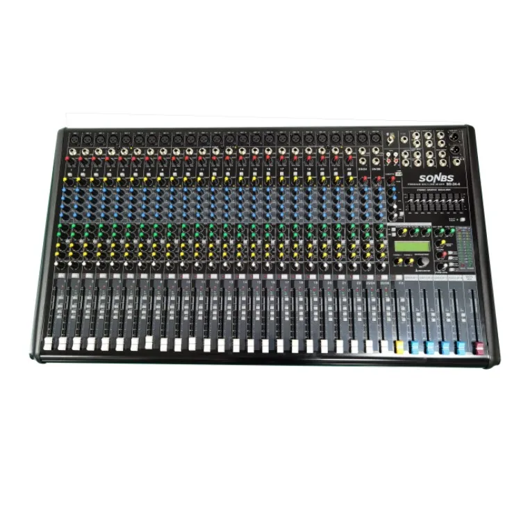 phantom power effect independent monitoring USB bluetooth interface 4 groups of 24 channel mixer professional audio
phantom power effect independent monitoring USB bluetooth interface 4 groups of 24 channel mixer professional audio