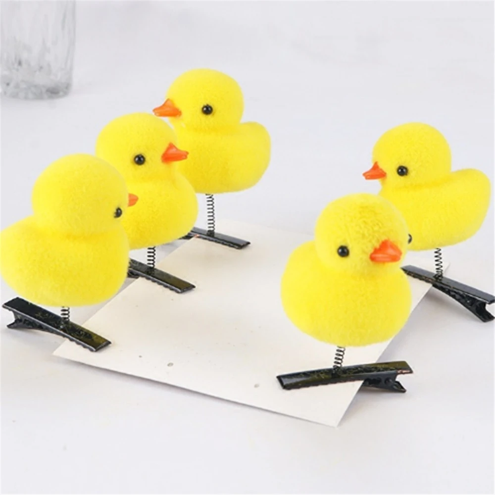 Sweet Duck Hairpin Eye-catching Novelty Hairpins Hair Accessories Must Have Not Harmful To Hair Gift Charming Cartoon Safety Sweet Duck Hairpin Eye-catching Novelty Hairpins Hair Accessories Must Have Not Harmful To Hair Gift Charming Cartoon Safety