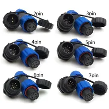 220~380V IP68 Waterproof Aviation Plug Socket Connector SD13 Male & Female Connector 2 Pin 3pin 4pin 5pin 6pin 7pin Connectors
220~380V IP68 Waterproof Aviation Plug Socket Connector SD13 Male & Female Connector 2 Pin 3pin 4pin 5pin 6pin 7pin Connectors