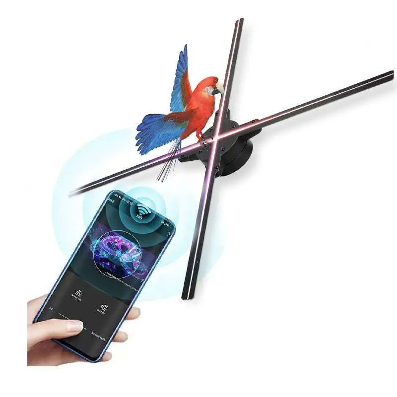3D Holographic Led Advertising Fan 50cm 65cm 70cm 100cm Led Fan 3D Hologram Projector Display Adverting Fan
3D Holographic Led Advertising Fan 50cm 65cm 70cm 100cm Led Fan 3D Hologram Projector Display Adverting Fan