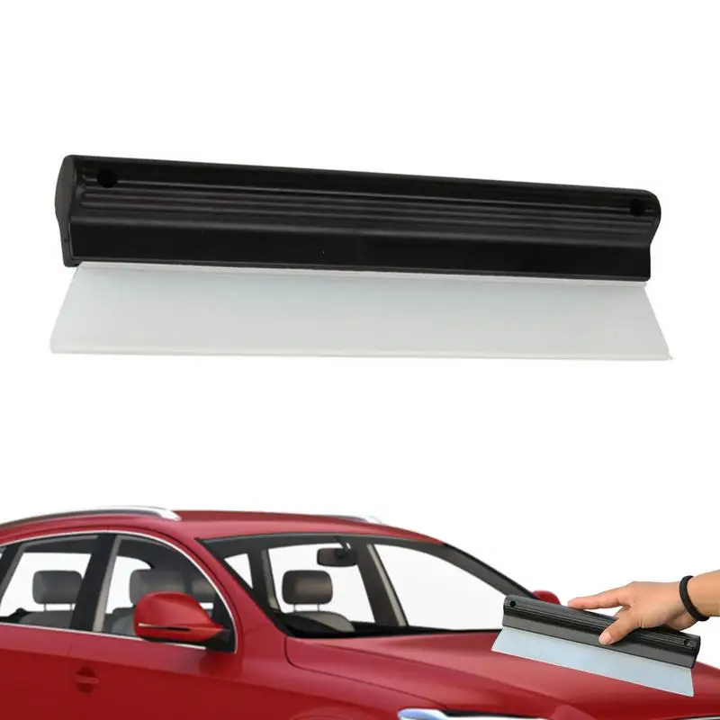 Windshield Squeegee Silicone Flexible Water Blade Portable Silicone Water Blade With Black Handle For Automotive Drying
Windshield Squeegee Silicone Flexible Water Blade Portable Silicone Water Blade With Black Handle For Automotive Drying