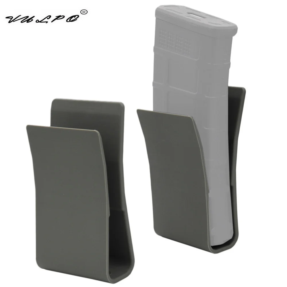 

VULPO 2pcs Tactical Magazine Pouch Insert Clip Military 5.56 7.62 Nylon Mag Pouch Insert Hunting Airsoft Gear Accessories