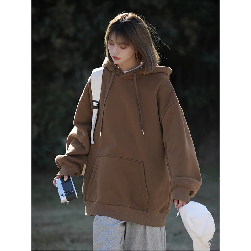 MrGB Casual Women Hoodies Autumn Baggy Clothing Japanese Style Vintage Solid Color Unisex Clothing Harajuku Female Sweatshirts 
MrGB Casual Women Hoodies Autumn Baggy Clothing Japanese Style Vintage Solid Color Unisex Clothing Harajuku Female Sweatshirts