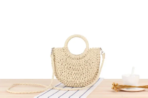 Retro Woven Beach Crossbody Bag - Summer Essential 4 S33208176126242ee948919ce8f672ec5M