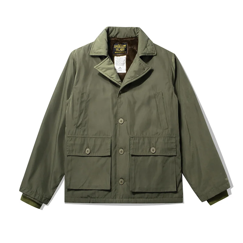 Navy Pilot Jacket Men's Wool Thickened Flight Suit Cotton Coat Outdoor Trekking Riding Training Hunting Camp Air Force Stormsuit
Navy Pilot Jacket Men's Wool Thickened Flight Suit Cotton Coat Outdoor Trekking Riding Training Hunting Camp Air Force Stormsuit