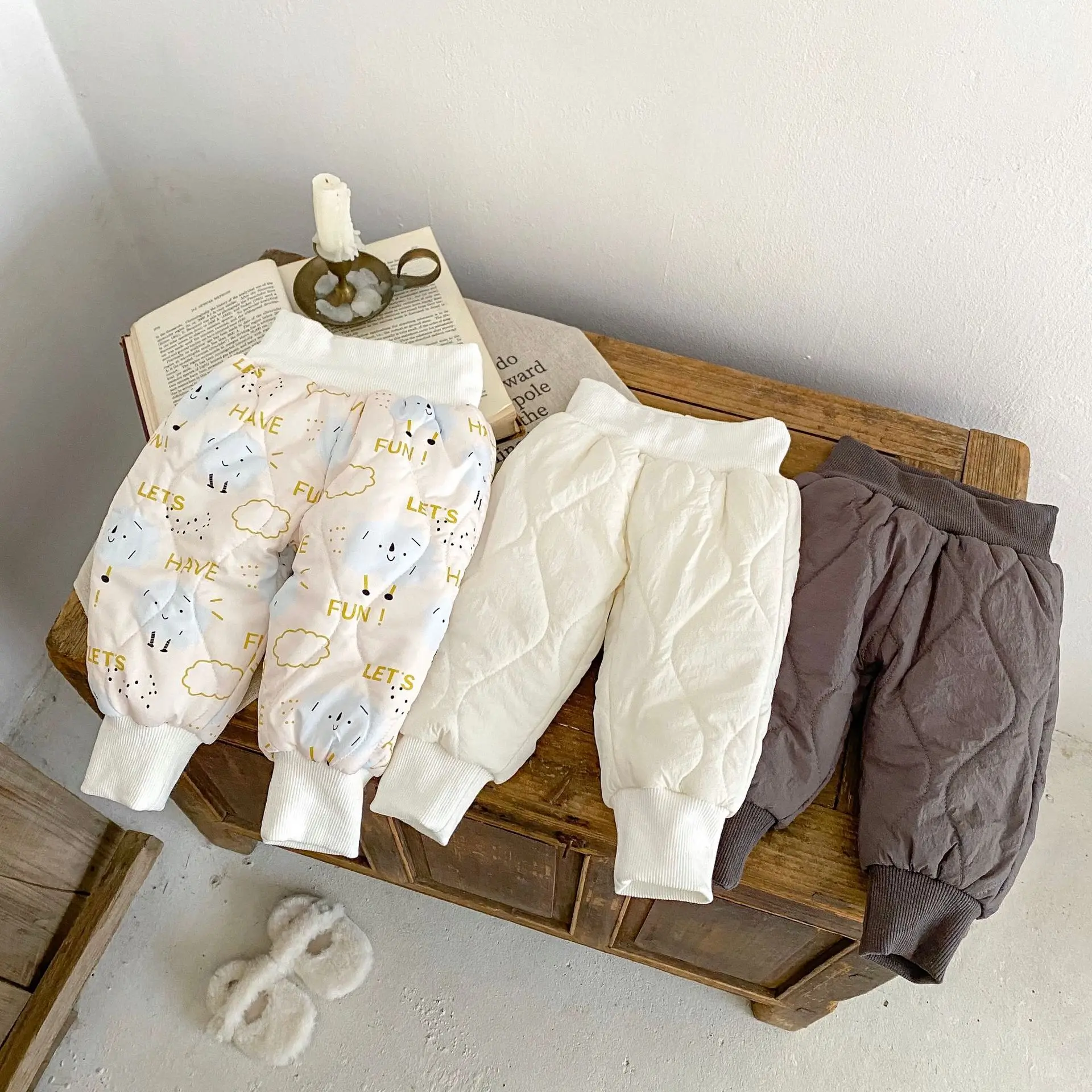 Baby Pants Winter New 0-3Y Kids Boys Girls High Waist Plus Fleece Thicken Cotton Pants Toddler Solid Color Casual Warm Trousers
Baby Pants Winter New 0-3Y Kids Boys Girls High Waist Plus Fleece Thicken Cotton Pants Toddler Solid Color Casual Warm Trousers