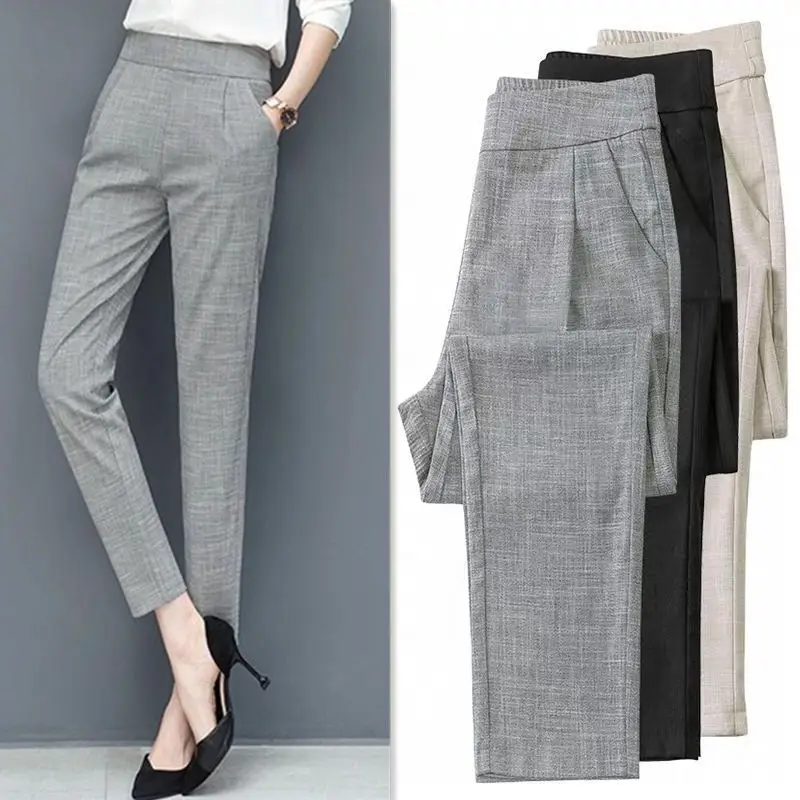 New Fashionable Women's Sport Pants 2024 Spring Harem Trousers Ankle-length Elastic High Waist for Women Harem Regular Fit L280
New Fashionable Women's Sport Pants 2024 Spring Harem Trousers Ankle-length Elastic High Waist for Women Harem Regular Fit L280