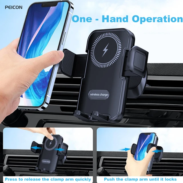 Chargeur de voiture sans fil de type C pour iPhone, chargeur rapide, iPhone 16, 15, Pro Max, 14, 13, Samsung S24, S23, S22 1