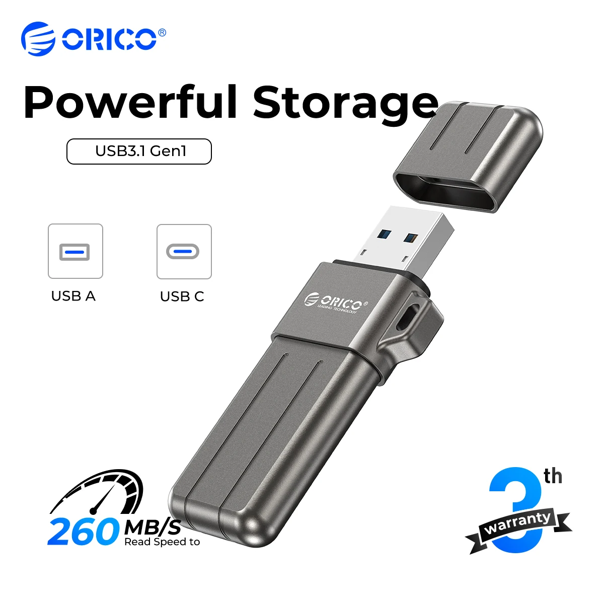 

ORICO 256 ГБ USB 3,2 Флешка 260 МБ/с Алюминиевый USB флеш-накопитель 128 Гб 64 ГБ 32 ГБ Цветной Флешка для Type-C Android Micro/PC