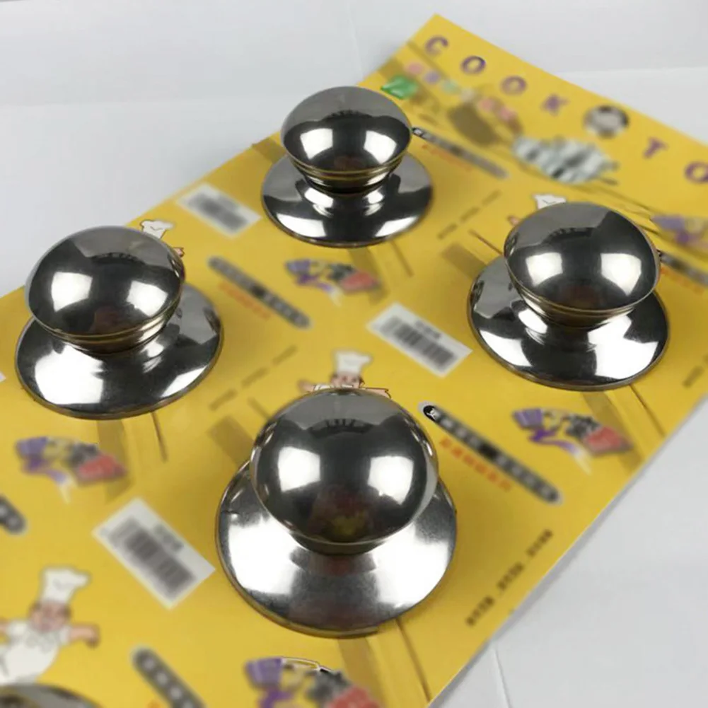 100% Brand Pot Lid Handle Pot Parts Pot/Pan Lid Cover Handle Silver 4PCS Anti-scald Cookware Knobs Handle Tool
100% Brand Pot Lid Handle Pot Parts Pot/Pan Lid Cover Handle Silver 4PCS Anti-scald Cookware Knobs Handle Tool
