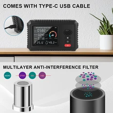 Digital CO2 Sensor PPM Meters Mini Carbon Dioxide Detector Gas Analyzer Air Quality Monitor USB Detector TVOC HCHO PM2.5 Meter
Digital CO2 Sensor PPM Meters Mini Carbon Dioxide Detector Gas Analyzer Air Quality Monitor USB Detector TVOC HCHO PM2.5 Meter