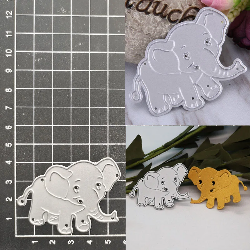 Animal Elephant Metal Cutting Dies Stencil Scrapbook Album Stamp Paper Card Embossing Decor Craft Knife Mould
Animal Elephant Metal Cutting Dies Stencil Scrapbook Album Stamp Paper Card Embossing Decor Craft Knife Mould