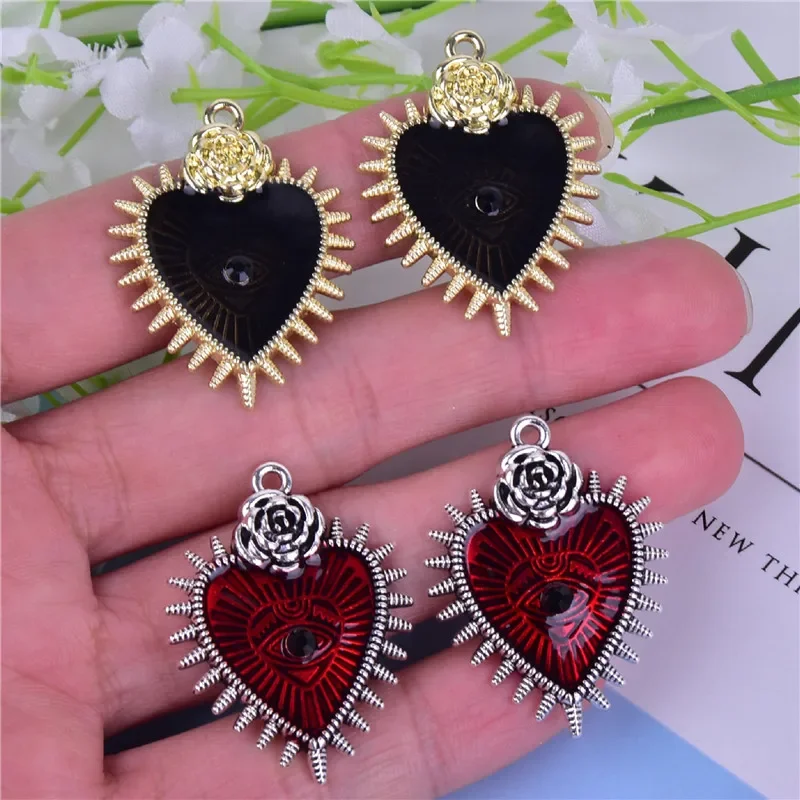 Металлические подвески в готическом стиле, 10 цветов, 25 х34 мм, «сглаза», «сделай сам», серьги, браслеты, аксессуары для изготовления ювелирных изделий 
Металлические подвески в готическом стиле, 10 цветов, 25 х34 мм, «сглаза», «сделай сам», серьги, браслеты, аксессуары для изготовления ювелирных изделий