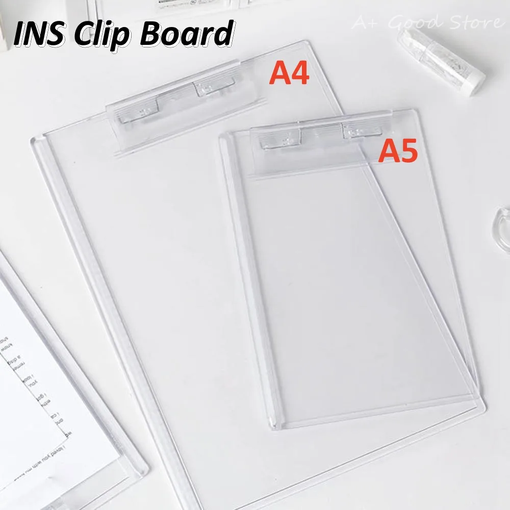 Ins Transparent A5 A4 Clipboard Memo Pad Clip Board With Scale File Folder File Writing Clamps Paper Holder Office School Supply
Ins Transparent A5 A4 Clipboard Memo Pad Clip Board With Scale File Folder File Writing Clamps Paper Holder Office School Supply