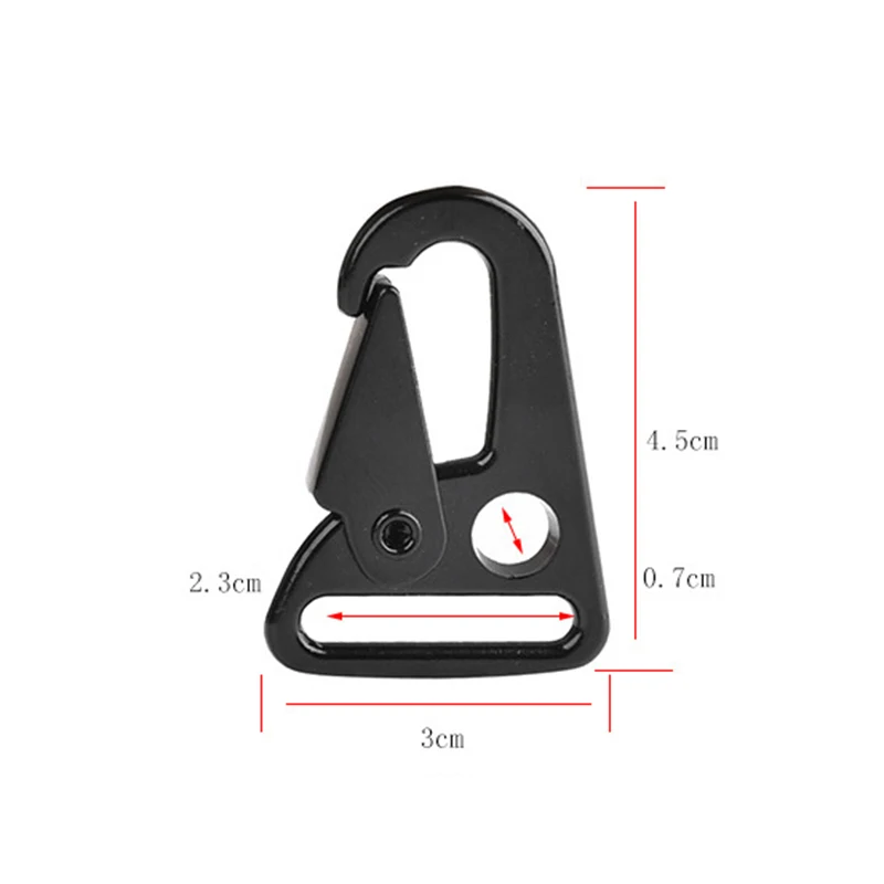 Convenient Durable Practical Hooks Strap Camping Outdoor Replacement Aluminum alloy Attachment Black Carabiner
Convenient Durable Practical Hooks Strap Camping Outdoor Replacement Aluminum alloy Attachment Black Carabiner