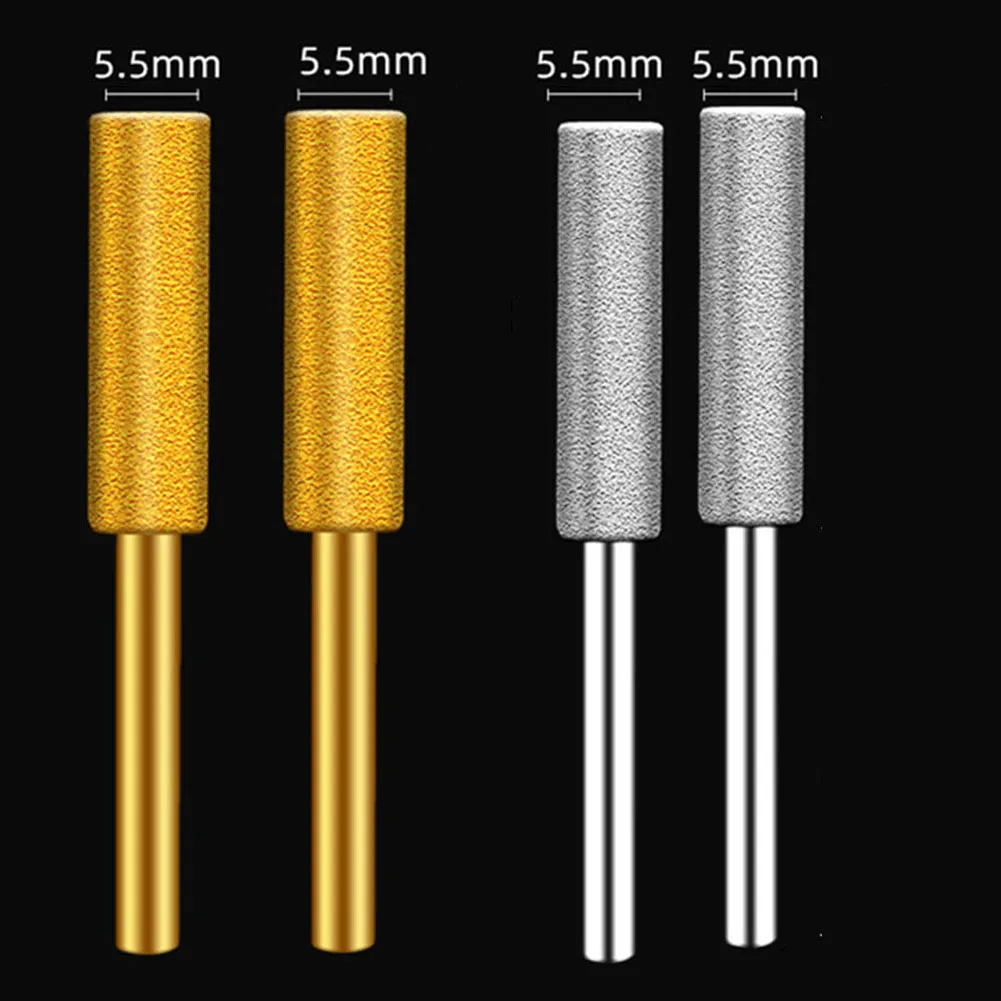 4pcs Diamond Coated Cylindrical Burr 4mm 4.8mm 5.5mm Chainsaw Sharpener Stone File Chain Saw Sharpening Carving Grinding Tools
4pcs Diamond Coated Cylindrical Burr 4mm 4.8mm 5.5mm Chainsaw Sharpener Stone File Chain Saw Sharpening Carving Grinding Tools