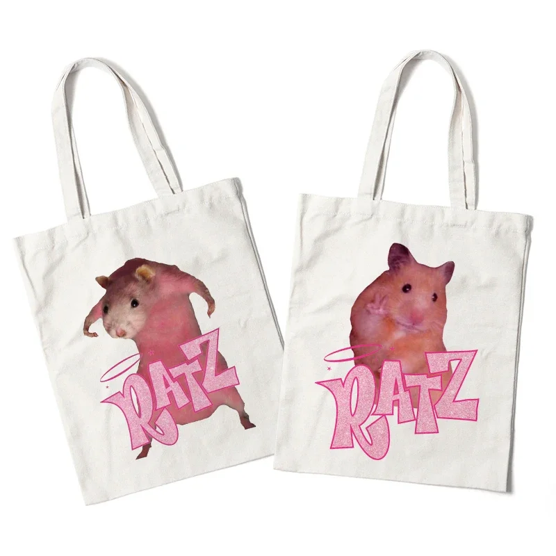 Tote Bag Kawaii Ratz Reusable Grocery Canvas Shopping Bag Harajuku Shopper Bag Women Shoulder Bag Eco Bag Large Cute Tote Bag
Tote Bag Kawaii Ratz Reusable Grocery Canvas Shopping Bag Harajuku Shopper Bag Women Shoulder Bag Eco Bag Large Cute Tote Bag