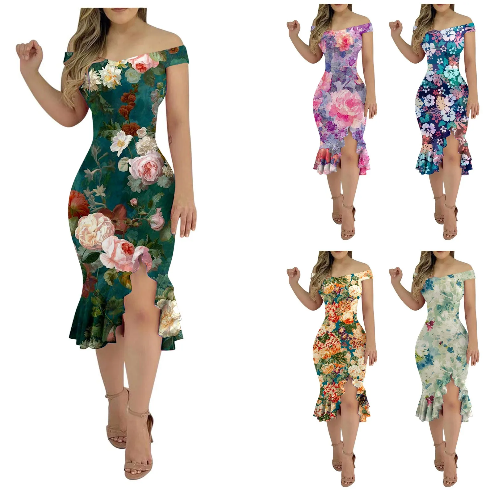 Женское пикантное платье свободного покроя с открытыми плечами и разрезом сзади, платье средней длины на молнии с оборками сзади, коктейльные платья, платья
Женское пикантное платье свободного покроя с открытыми плечами и разрезом сзади, платье средней длины на молнии с оборками сзади, коктейльные платья, платья