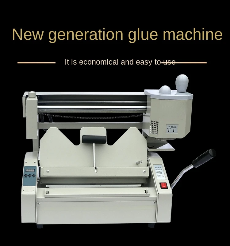 

Hot Melt Adhesive Glue Installed Machine A4 Bookbinding Machine Book Graphic Equipment Electric