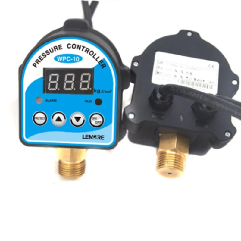 

1pc Digital Pressure Control Switch WPC-10 Digital Display WPC 10 Eletronic Pressure Controller for Water Pump With G1/2"Adapter