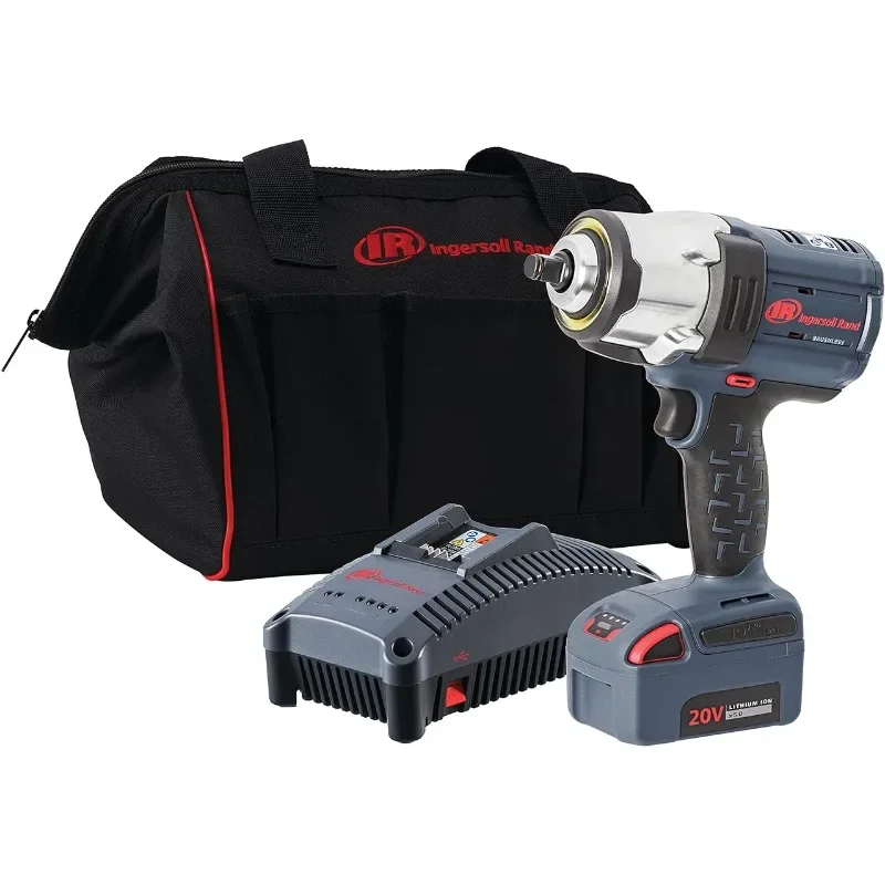 

Ingersoll Rand W7152-K12 1/2"Cordless Impact Wrench and 1Battery Kit,4Power Modes,Brushless Motor,1500 ft/lbs Nut Busting Torque