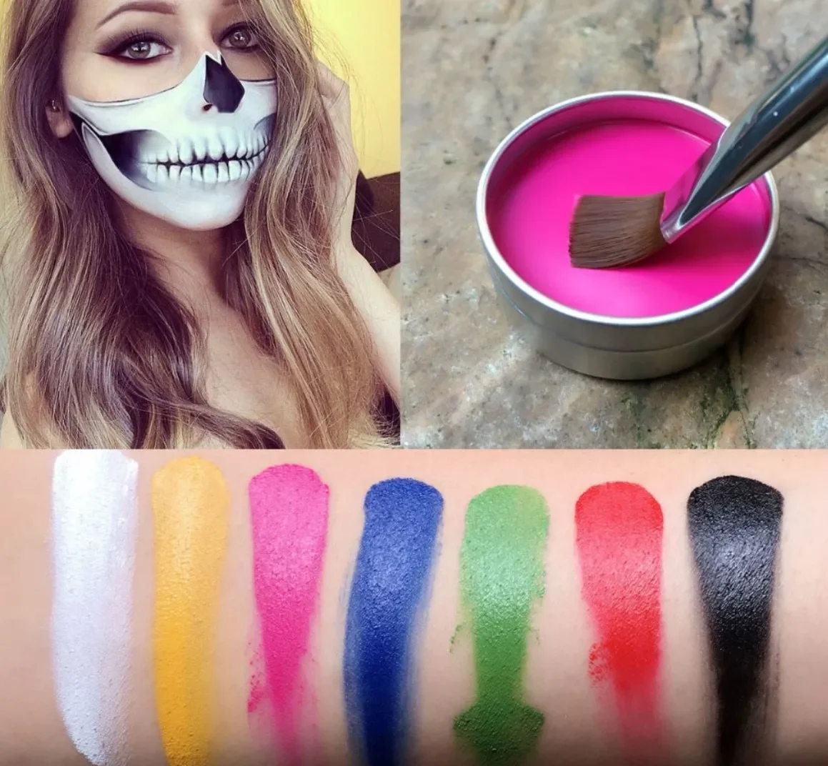1pcs body oil face paint art facial oil painting for Festival clown football Halloween Cosplay party Kids Face makeup wholesale
1pcs body oil face paint art facial oil painting for Festival clown football Halloween Cosplay party Kids Face makeup wholesale